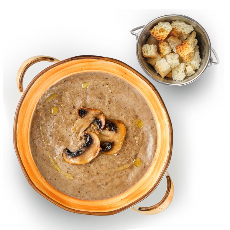 Крем суп грибной