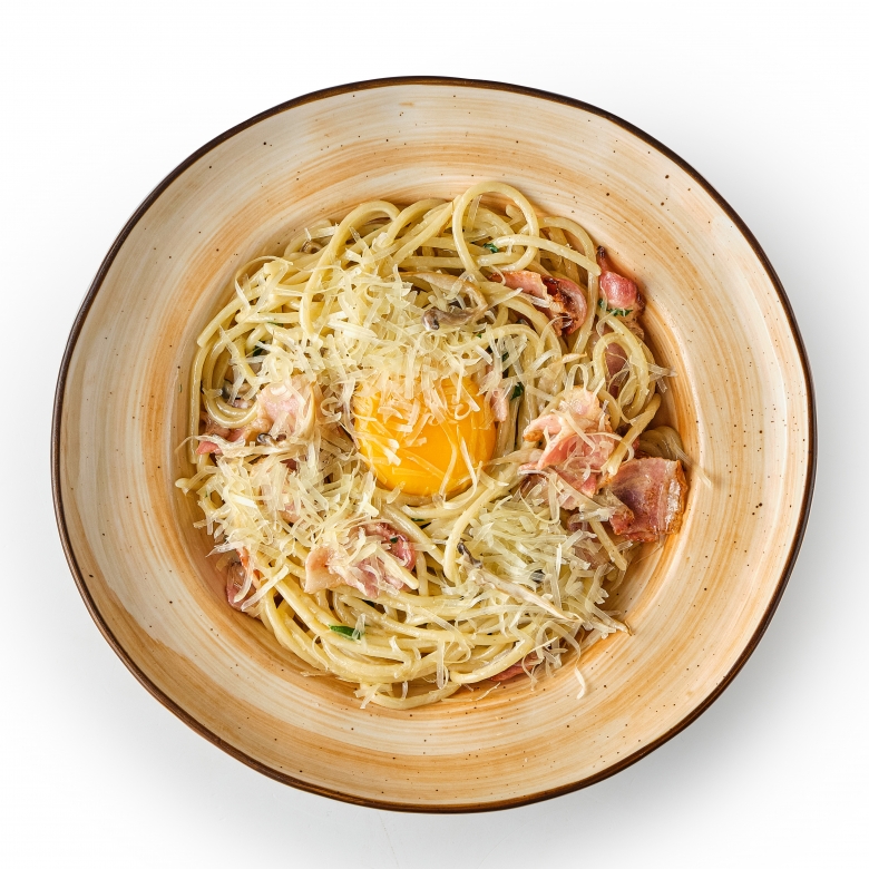 Карбонара с вешенкой 