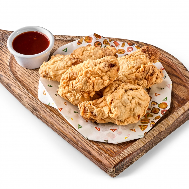 Куриные крылья с соусом техас